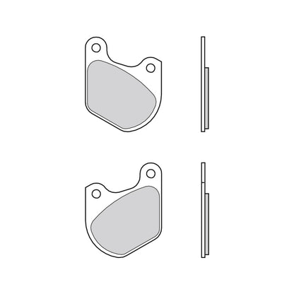 07HD03.03 Brembo CC Road Carbon Ceramic Rear Brake Pads
