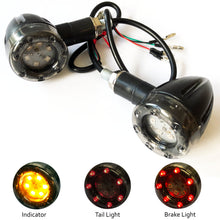 Harley LED Black Bullet Indicator