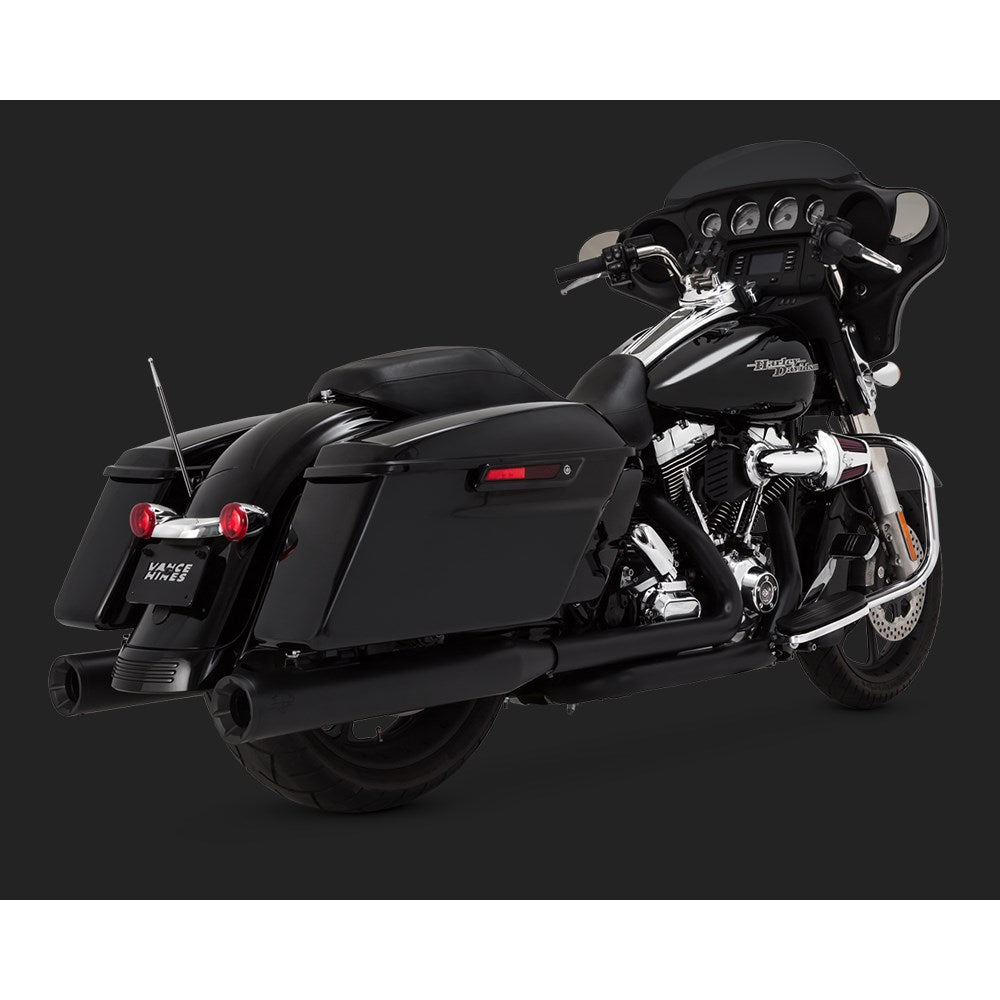 Harley-Davidson FLHR FLHRC 95-20 Vance & Hines Eliminator 400 Slip-on Exhaust Black