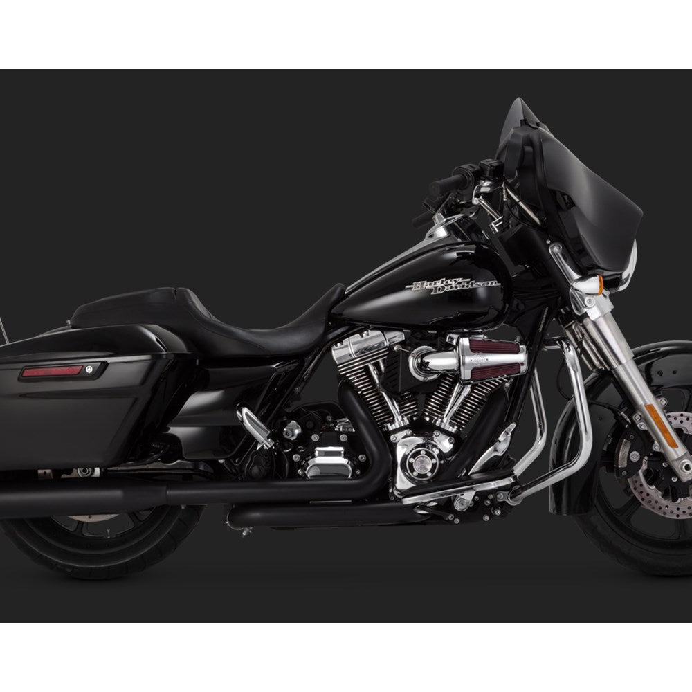 Harley-Davidson FLHR FLHRC 95-20 Vance & Hines Eliminator 400 Slip-on Exhaust Black