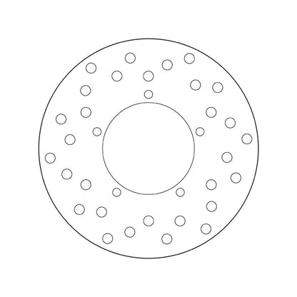 68B40713 Brembo Fixed Rear Brake Disc