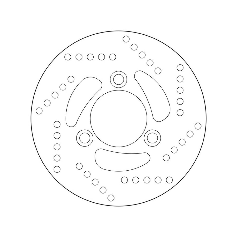 68B40714 Brembo Fixed Rear Brake Disc