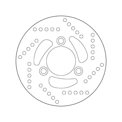 68B40714 Brembo Fixed Rear Brake Disc