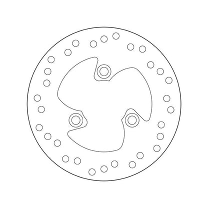68B40716 Brembo Fixed Rear Brake Disc