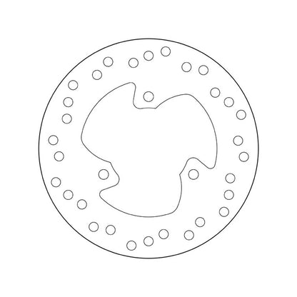 68B40719 Brembo Fixed Rear Brake Disc