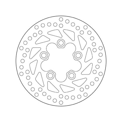68B40724 Brembo Fixed Rear Brake Disc