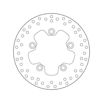 68B40726 Brembo Fixed Rear Brake Disc