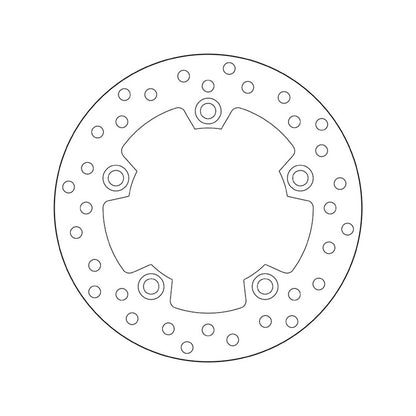 68B40727 Brembo Fixed Rear Brake Disc