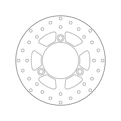 68B40729 Brembo Fixed Rear Brake Disc