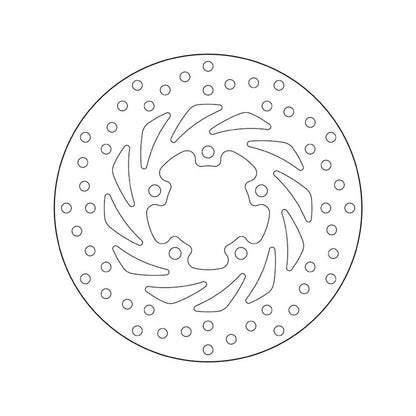 68B40732 Brembo Fixed Rear Brake Disc