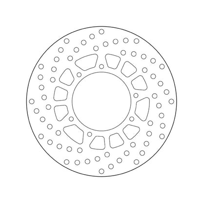 68B40742 Brembo Fixed Rear Brake Disc