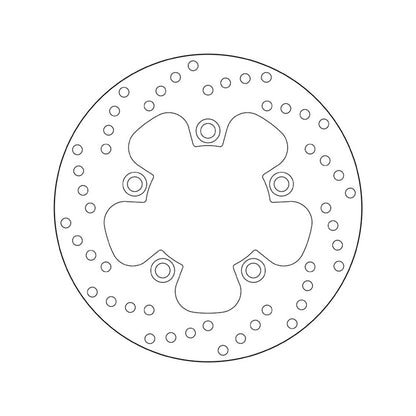 68B40744 Brembo Fixed Rear Brake Disc
