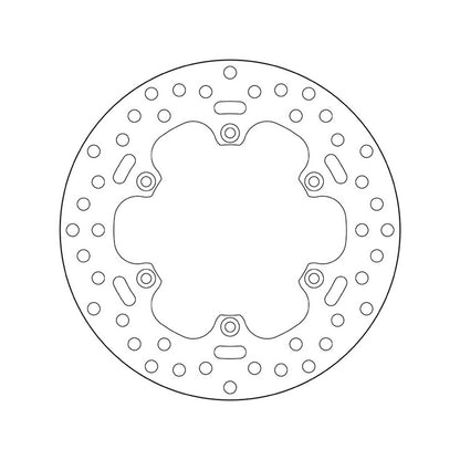 68B40752 Brembo Fixed Rear Brake Disc