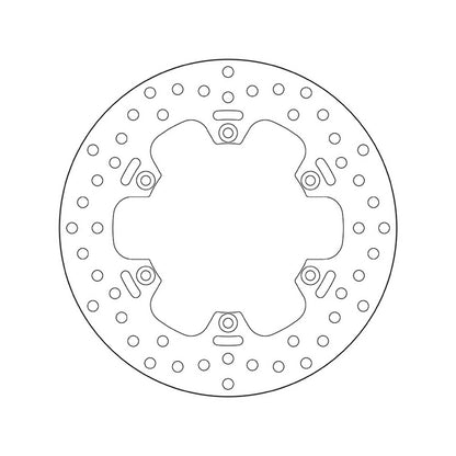 68B40753 Brembo Fixed Rear Brake Disc
