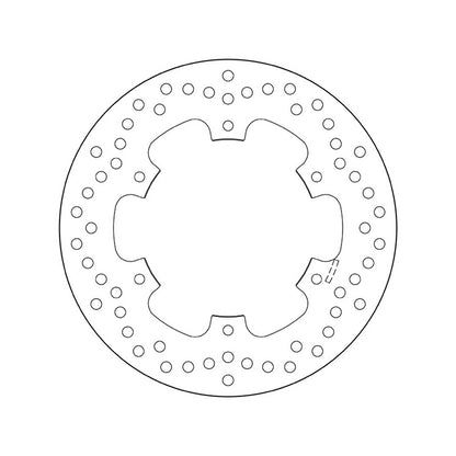 68B40756 Brembo Fixed Rear Brake Disc