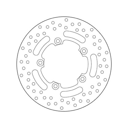 68B40760 Brembo Fixed Rear Brake Disc