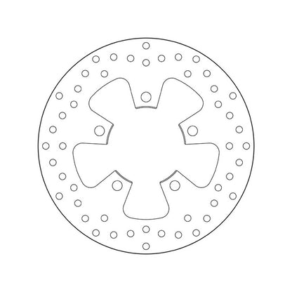 68B40761 Brembo Fixed Rear Brake Disc