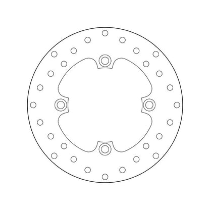 68B40766 Brembo Fixed Rear Brake Disc