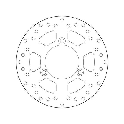 68B40770 Brembo Fixed Rear Brake Disc