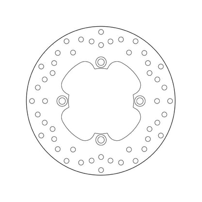 68B40780 Brembo Fixed Rear Brake Disc