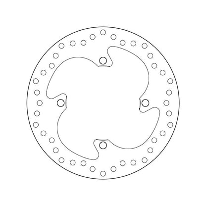 68B40782 Brembo Fixed Rear Brake Disc
