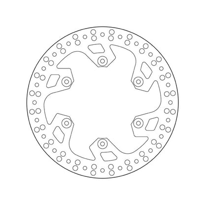 68B40790 Brembo Fixed Rear Brake Disc