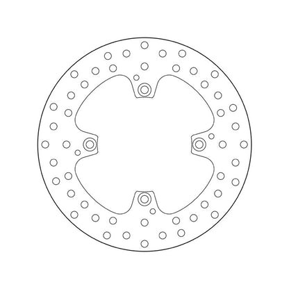 68B40792 Brembo Fixed Rear Brake Disc