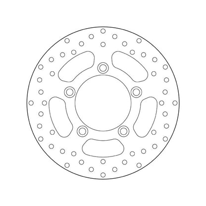 68B40795 Brembo Fixed Rear Brake Disc