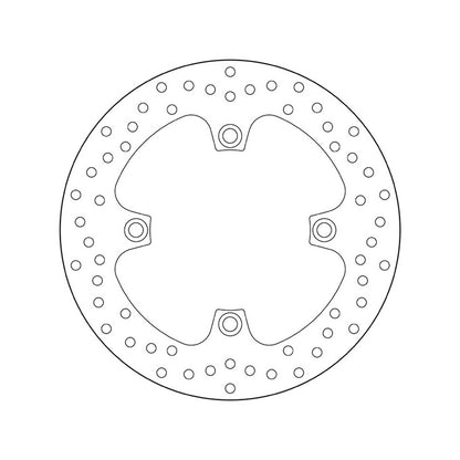 68B407A1 Brembo Fixed Rear Brake Disc