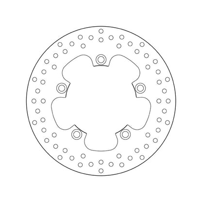 68B407A2 Brembo Fixed Rear Brake Disc