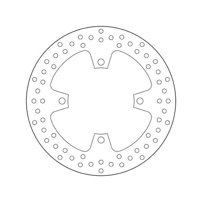 68B407A3 Brembo Fixed Rear Brake Disc