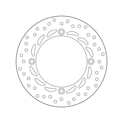 68B407A5 Brembo Fixed Rear Brake Disc