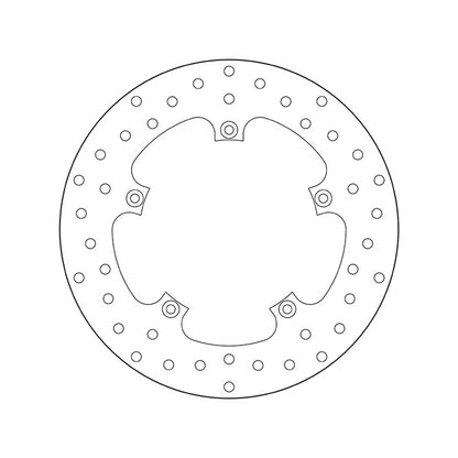 68B407A8 Brembo Fixed Rear Brake Disc