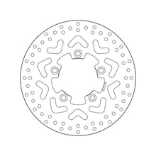 68B407B2 Brembo Fixed Rear Brake Disc