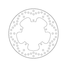 68B407B6 Brembo Fixed Rear Brake Disc