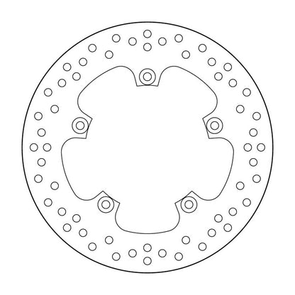 68B407C2 Brembo Fixed Rear Brake Disc