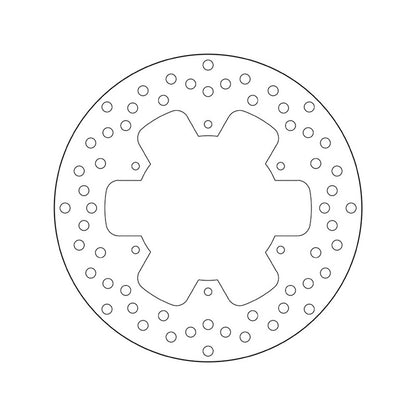 68B407C9 Brembo Fixed Rear Brake Disc