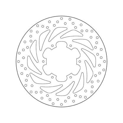 68B407D4 Brembo Fixed Front Brake Disc