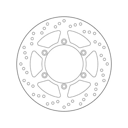 68B407D5 Brembo Fixed Front Brake Disc