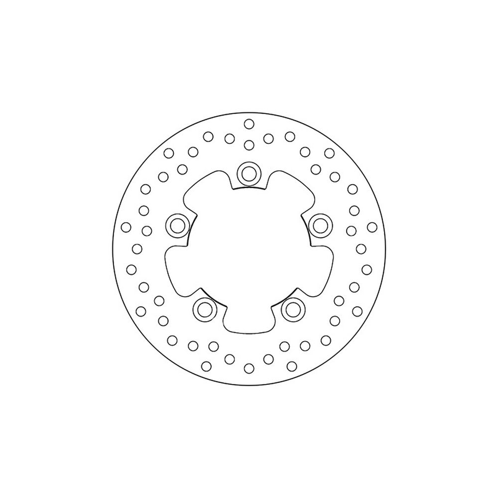 68B407D8 Brembo Fixed Rear Brake Disc