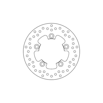 68B407D8 Brembo Fixed Rear Brake Disc
