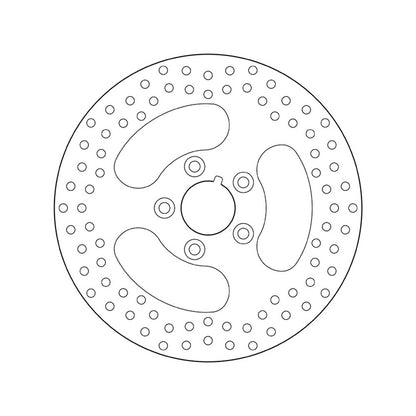 68B407E0 Brembo Fixed  Rear Brake Disc