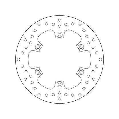 68B407E4 Brembo Fixed Rear Brake Disc