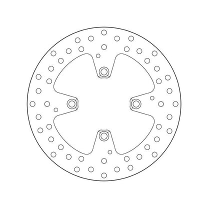 68B407E8 Brembo Fixed Rear Brake Disc
