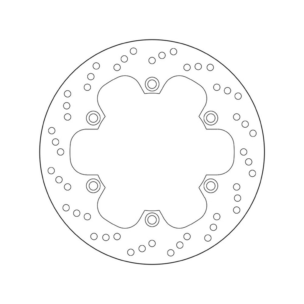 68B407E9 Brembo Fixed Rear Brake Disc