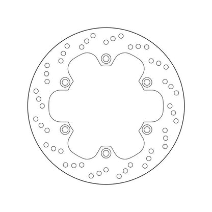 68B407E9 Brembo Fixed Rear Brake Disc
