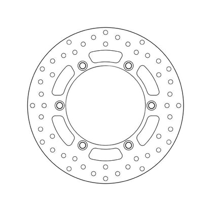 68B407G4 Brembo Fixed Rear Brake Disc