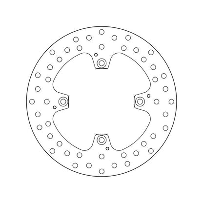 68B407H0 Brembo Fixed Rear Brake Disc