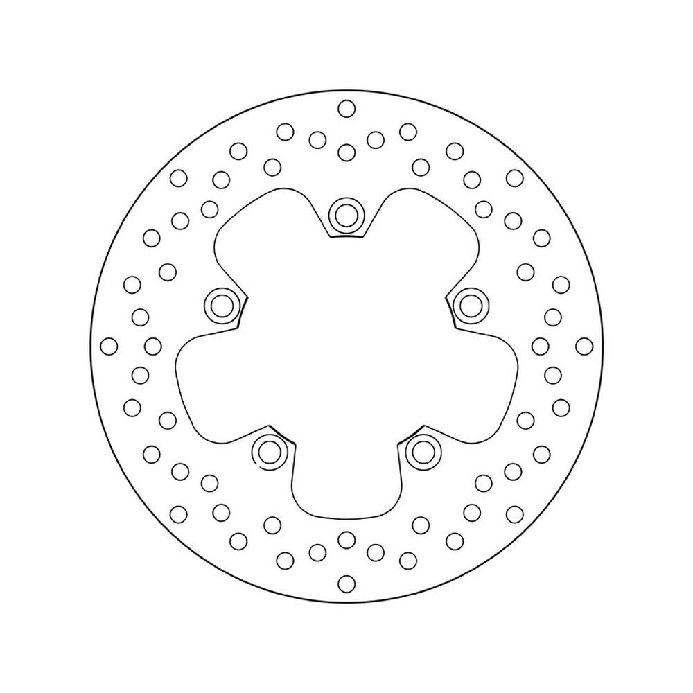 68B407H3 Brembo Fixed Rear Brake Disc