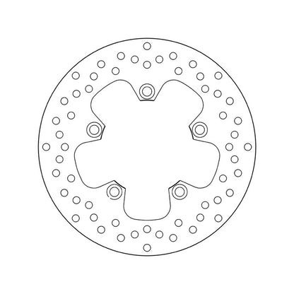 68B407H3 Brembo Fixed Rear Brake Disc